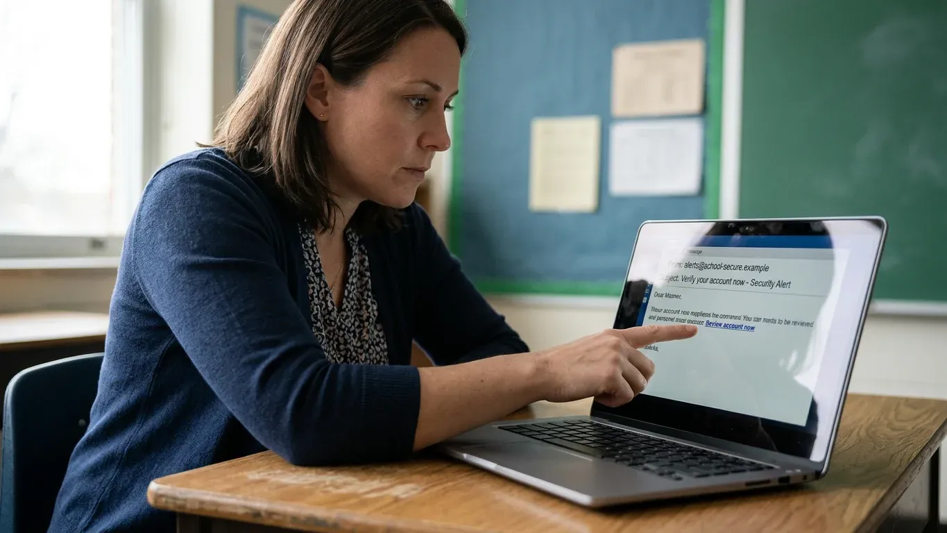 Cybersecurity Awareness for Teachers in Busy Days