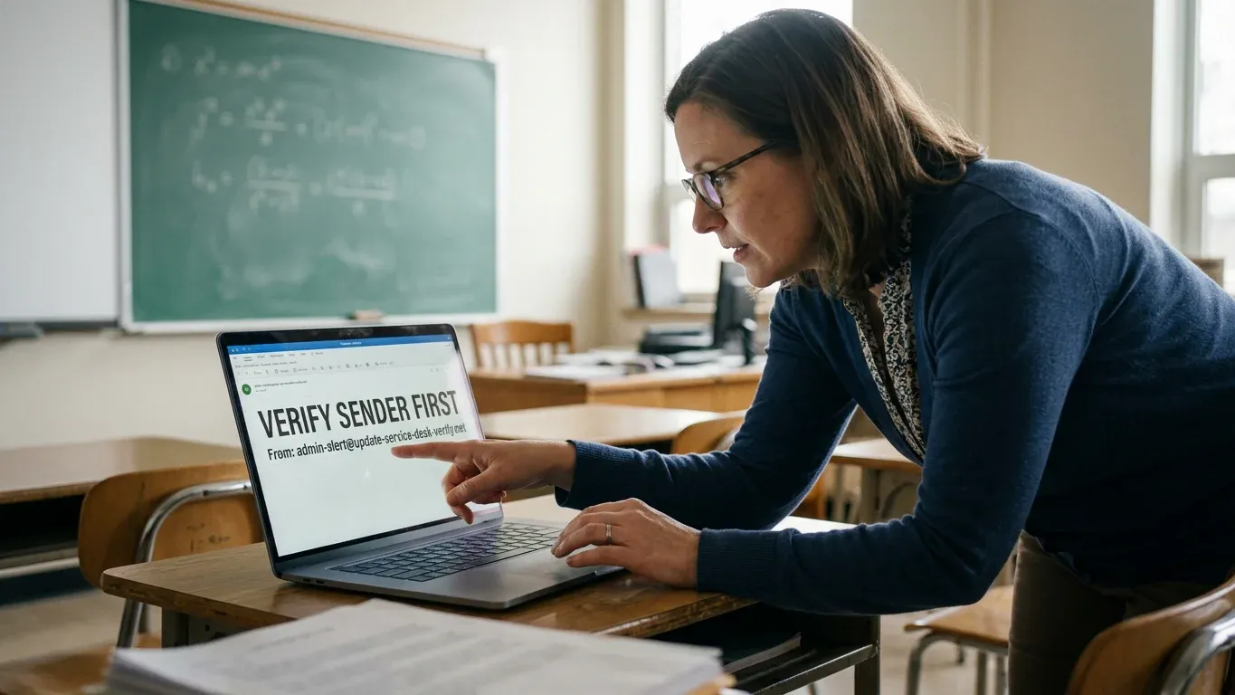 Why Smart Teachers Fall for Phishing Scams at School